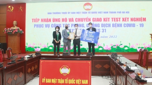 Hà Nội tiếp nhận 11.000 kít test xét nghiệm Covid-19 phục vụ SEA Games 31