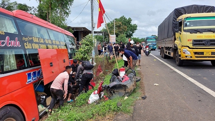 Hiện trường vụ tai nạn