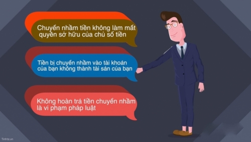 Tiêu tiền của người khác chuyển khoản nhầm, coi chừng vi phạm hình sự