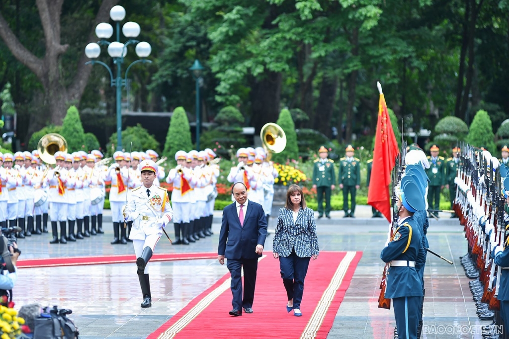 Hy Lạp ủng hộ Việt Nam tăng cường hơn nữa quan hệ đối tác và hợp tác toàn diện với EU