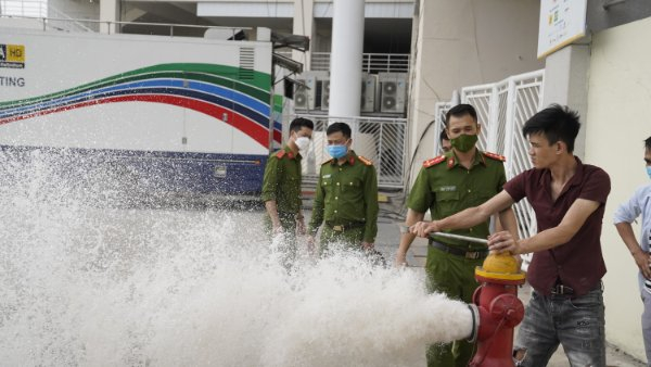 Đảm bảo tối đa an toàn phòng chống cháy nổ cho trận chung kết bóng đá nam SEA Games 31