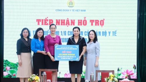 Hỗ trợ cho con của 5 cán bộ y tế hi sinh vì dịch Covid-19 nhân dịp Quốc tế thiếu nhi