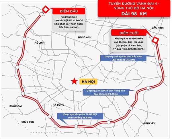 Quốc hội thông qua chủ trương đầu tư đường Vành đai 4 - vùng Thủ đô