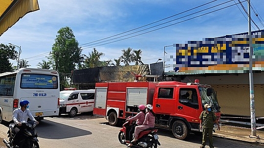 Hiện trường vụ cháy