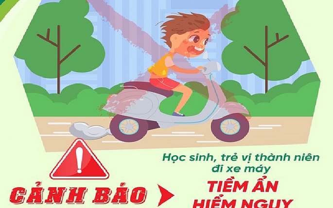 Thiếu niên bị phù não, nguy kịch do chở bạn trên xe máy không đội mũ bảo hiểm