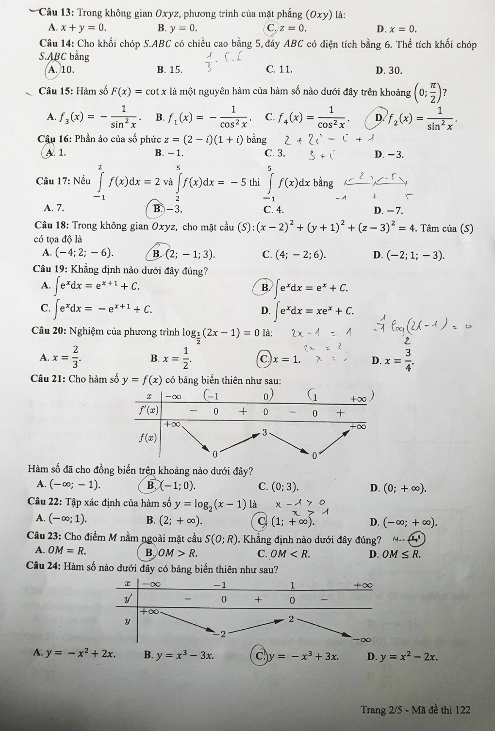 Đề Toán có sự phân hóa và cả mới lạ