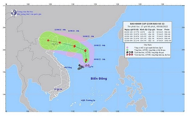 Hà Nội tổ chức trực ban 24h/24h ứng phó với cơn bão số 2