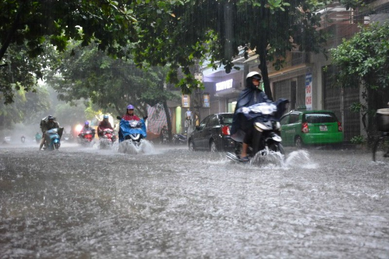 Bắc Bộ, Thanh Hóa mưa rào và dông