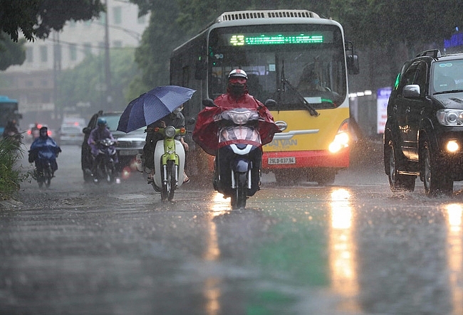 khu vực Bắc Bộ có mưa to đến rất to