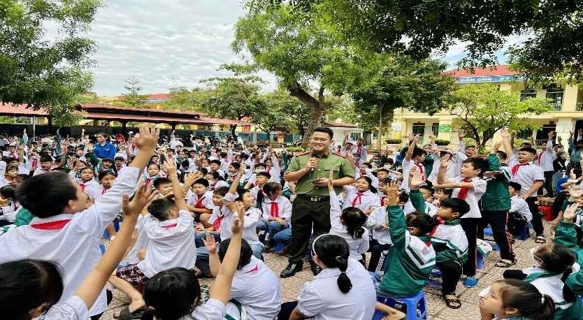 Công an huyện Phúc Thọ: Đẩy mạnh tuyên truyền pháp luật hưởng ứng Ngày Pháp luật Việt Nam