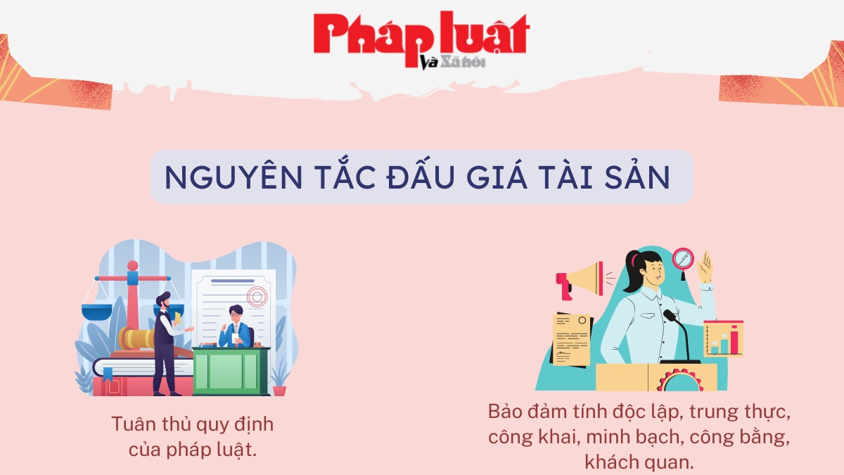 Nguyên tắc đấu giá tài sản và quyền của những người tham gia đấu giá tài sản