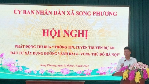 Phát động thi đua triển khai Dự án đường Vành đai 4 - Vùng Thủ đô