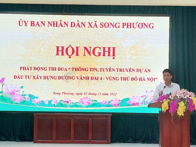 Phát động thi đua triển khai Dự án đường Vành đai 4 - Vùng Thủ đô