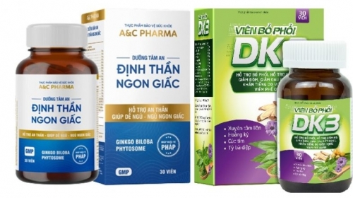 Hai Cty Dược phẩm A&C Pharma và Dân Khang có sản phẩm bị cảnh báo