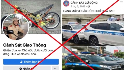 Gần 400 trang mạng xã hội giả mạo công an để lừa đảo, câu like