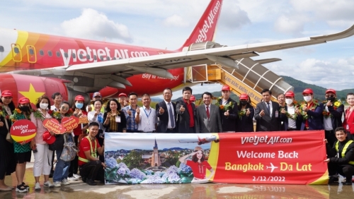 Vietjet khôi phục đường bay thẳng duy nhất giữa Đà Lạt và Băng Cốc với giá chỉ từ 360.000 đồng