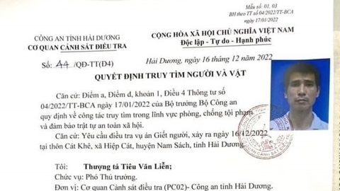 Truy tìm nghi phạm trong vụ án giết người ở Hải Dương