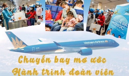 Xúc động chuyến bay mơ ước, hành trình đoàn viên Tết 2023