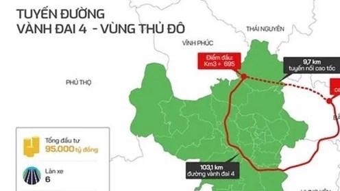 Hà Nội: Dự kiến khởi công dự án đường Vành đai 4 vào tháng 6/2023