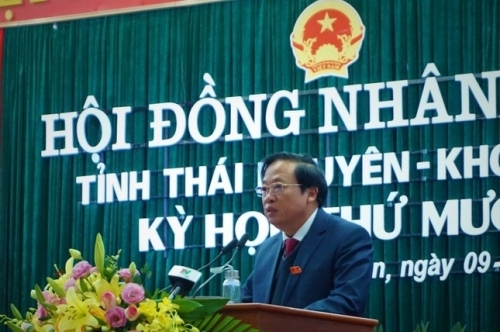 Nguyên Phó Chủ tịch Thường trực HĐND tỉnh Thái Nguyên bị khiển trách