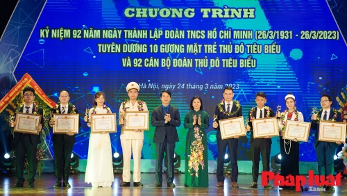 Hà Nội tuyên dương 10 Gương mặt trẻ tiêu biểu Thủ đô năm 2022