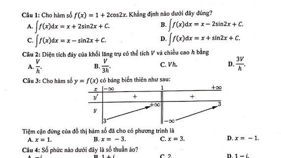 Đề thi và gợi ý đáp án môn Toán kỳ thi tốt nghiệp THPT 2023: Sẽ nhiều điểm 6 và 7, số lượng điểm 10 không nhiều