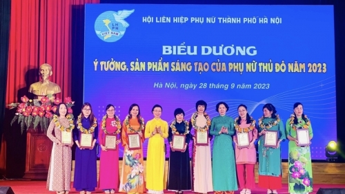 Tôn vinh 10 ý tưởng, sản phẩm khởi nghiệp sáng tạo của phụ nữ Thủ đô