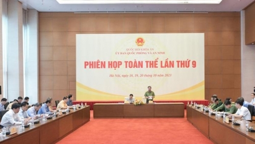 Ủy ban Quốc phòng và An ninh thẩm tra Dự án Luật trật tự an toàn giao thông đường bộ