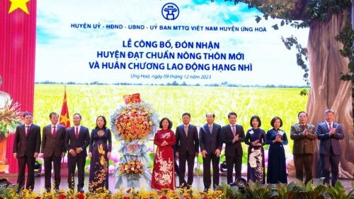 Huyện Ứng Hòa đã khoác lên mình "chiếc áo mới"