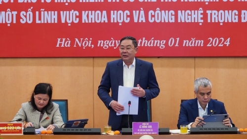 Cơ chế thử nghiệm có kiểm soát trong một số lĩnh vực khoa học và công nghệ trọng điểm của Thủ đô