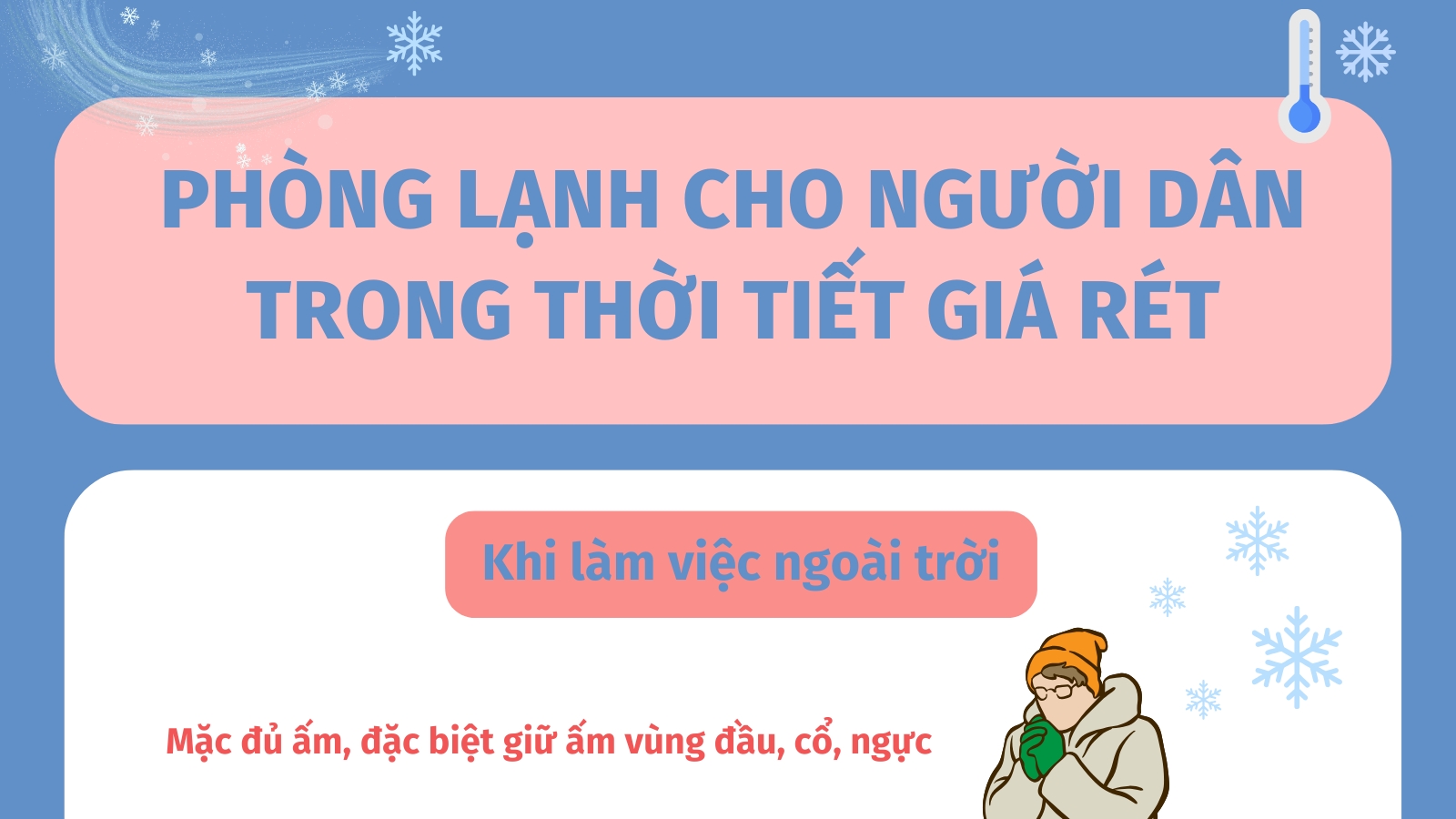 Làm sao để giữ sức khỏe trong thời tiết lạnh giá?