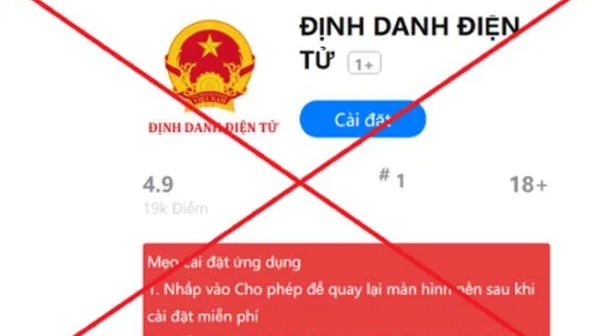 Cảnh báo thủ đoạn lừa đảo giả danh Cơ quan Công an hướng dẫn cài đặt VNeID giả mạo