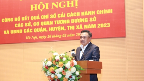 Hà Nội: Sở Nội vụ, quận Đống Đa đạt chỉ số Cải cách hành chính năm 2023 cao nhất