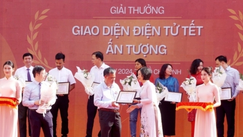 Báo Kinh tế & Đô thị nhận giải C "Giao diện điện tử Tết ấn tượng"