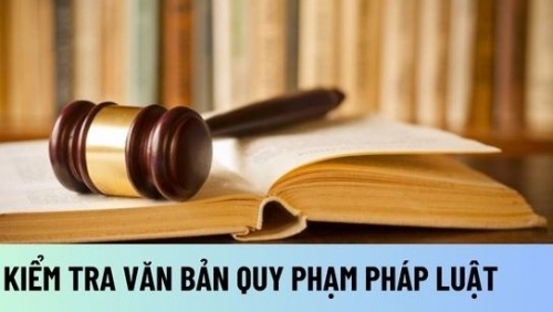 Nội dung kiểm tra văn bản quy phạm pháp luật thuộc quản lý của Bộ Xây dựng