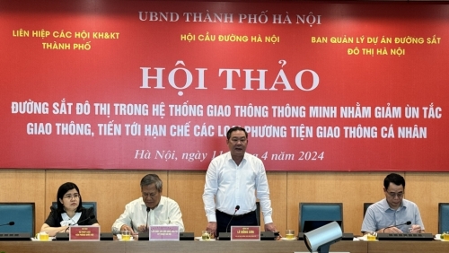 Ưu  tiên phát triển đường sắt đô thị theo hướng giao thông công cộng