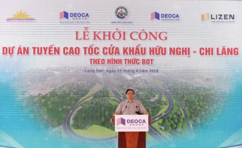 Cao tốc cửa khẩu Hữu Nghị - Chi Lăng chính thức khởi công