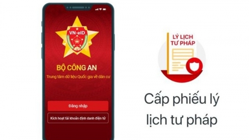 Hướng dẫn các bước đề nghị cấp phiếu lý lịch tư pháp trên VNeID