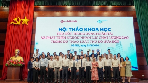 "Thu hút, trọng dụng nhân tài và phát triển nguồn nhân lực chất lượng cao trong dự thảo Luật Thủ đô (sửa đổi)"