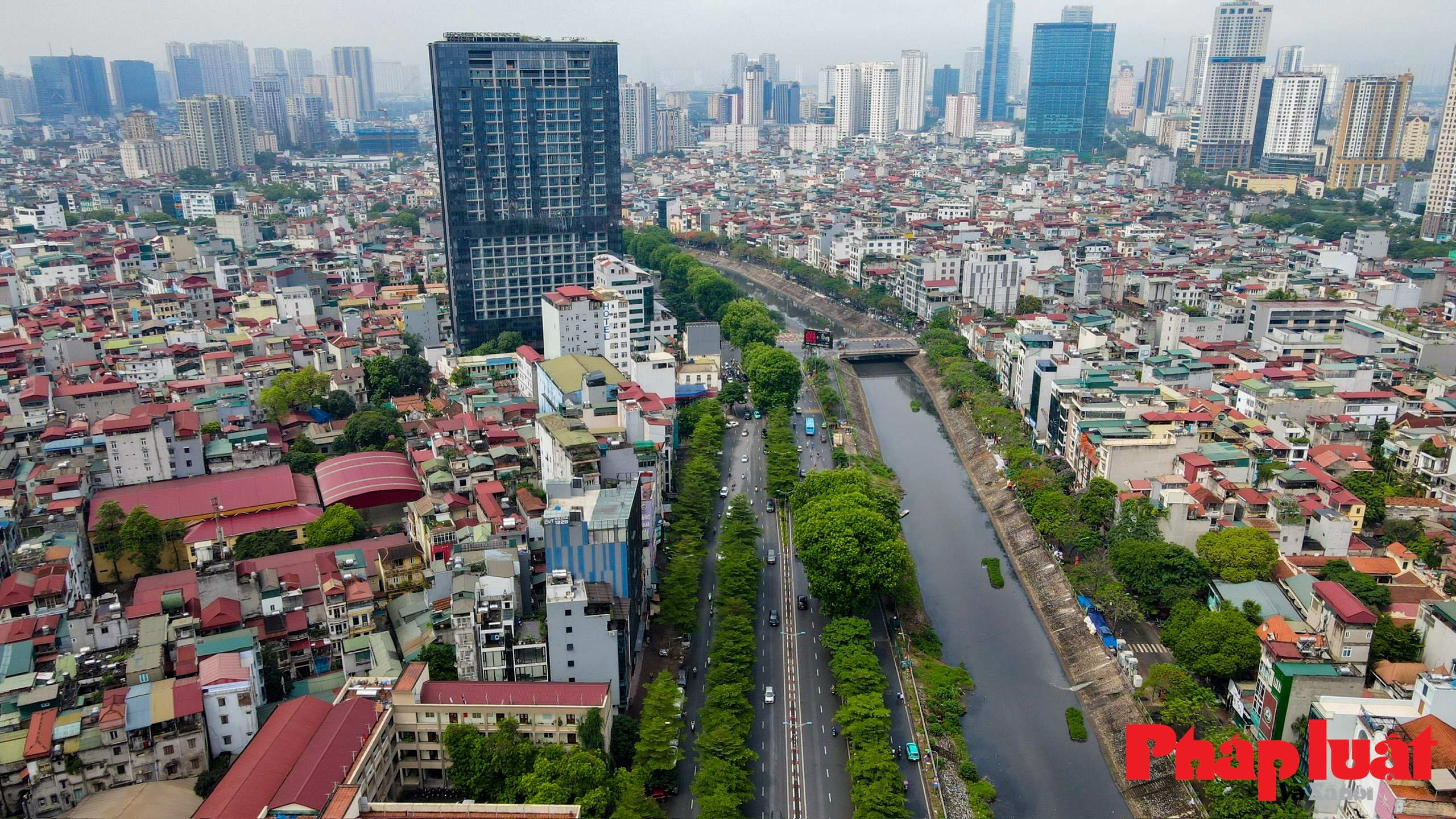 Hiện trạng đường Láng được đề xuất mở rộng lên 53,5m