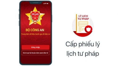 Hướng dẫn đăng ký cấp Phiếu lý lịch tư pháp trên VNeID đối với người dưới 14 tuổi