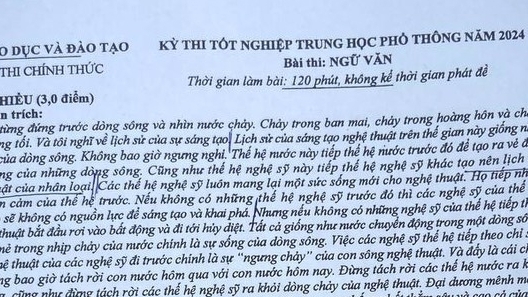 Đề thi môn ngữ văn đã được bảo mật tuyệt đối