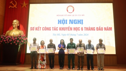 Hội Khuyến học quận Tây Hồ lan toả tinh thần xây dựng xã hội học tập