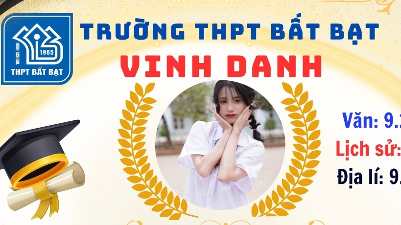 Thành tích bất ngờ của ngôi trường ở Ba Vì đứng top 3 điểm hóa tốt nghiệp THPT 2024