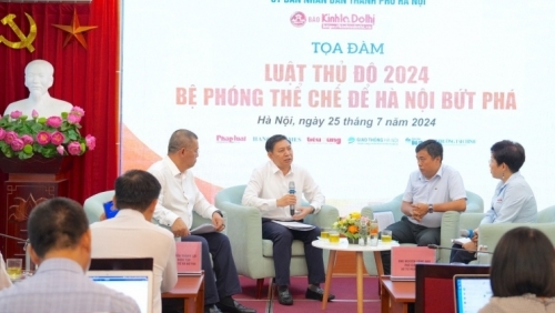 Tọa đàm "Luật Thủ đô 2024 - bệ phóng thể chế để Hà Nội bứt phá"