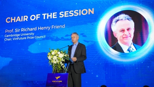 GS. Sir. Richard Henry Friend: Giải thưởng VinFuture là tấm gương phản chiếu đổi mới toàn cầu