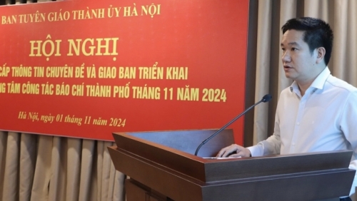 Báo chí Hà Nội đẩy mạnh tuyên truyền, phổ biến Luật Thủ đô năm 2024