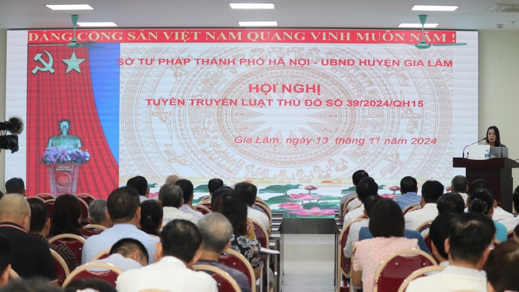 Huyện Gia Lâm tích cực tuyên truyền Luật Thủ đô 2024