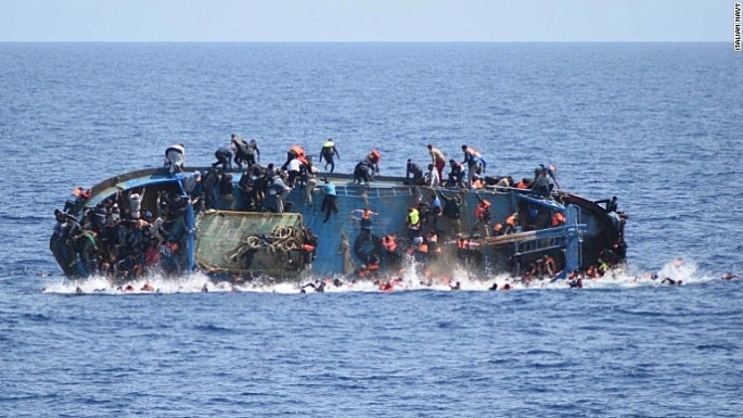 libya dam tau ngoai khoi khien it nhat 74 nguoi thiet mang