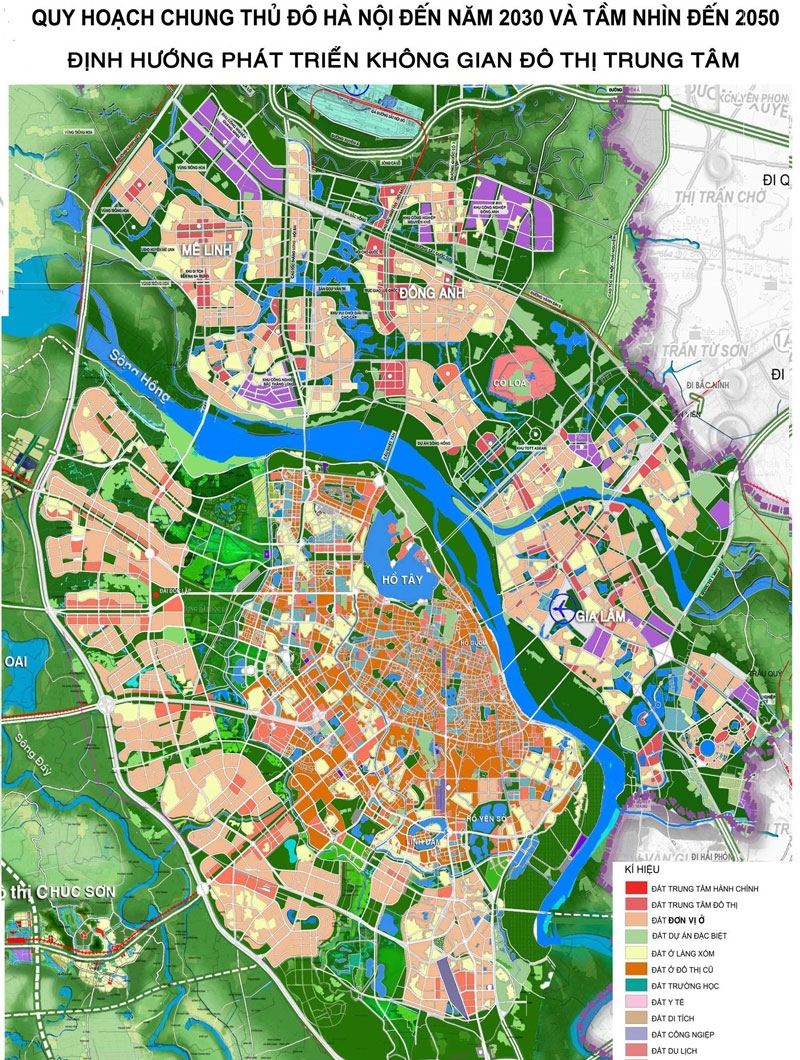 Hà Nội: Tổ chức lập Điều chỉnh tổng thể Quy hoạch chung xây dựng Thủ đô Hà Nội